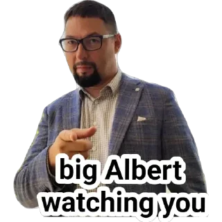 👁 emoji Альберт Telegram sticker 7 of 7
