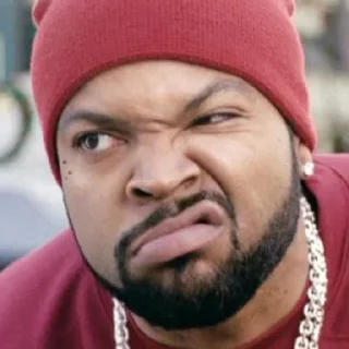🥴 emoji Ice Cube @mobsta999 Telegram sticker 19 of 25