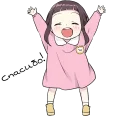 🙏 emoji Little Girl Telegram sticker 8 of 31