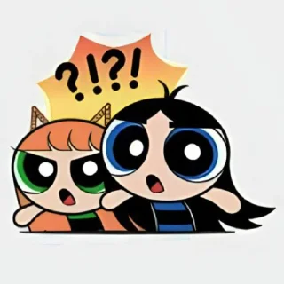 😳 emoji newjeans x the powerpuff girls | @newjeansua Telegram sticker 6 of 44