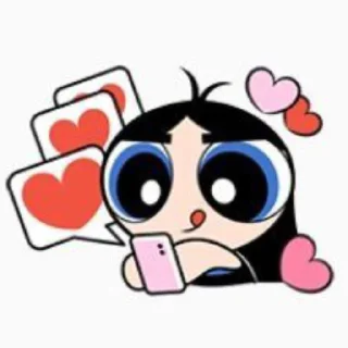 ❤️ emoji newjeans x the powerpuff girls | @newjeansua Telegram sticker 22 of 44