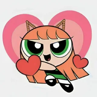 ❤️ emoji newjeans x the powerpuff girls | @newjeansua Telegram sticker 11 of 44