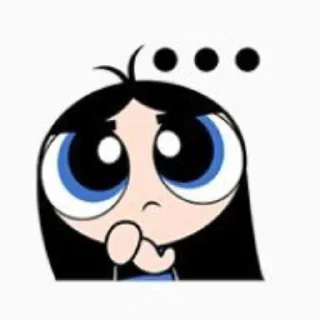 🤔 emoji newjeans x the powerpuff girls | @newjeansua Telegram sticker 17 of 44