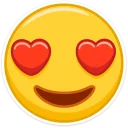 😍 emoji VK Emoji  (@TgSticker) Telegram sticker 12 of 40