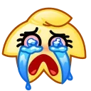 😭 emoji Star Emoji (@TgSticker) Telegram sticker 11 of 30