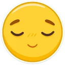 😌 emoji VK Emoji  (@TgSticker) Telegram sticker 9 of 40