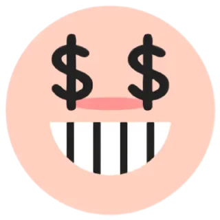 🤑 emoji TikTok Emoji @TgSticker Telegram sticker 22 of 46