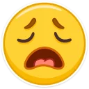 😫 emoji VK Emoji  (@TgSticker) Telegram sticker 16 of 40