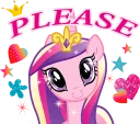 😇 emoji My Little Pony :: @line_stickers Telegram sticker 11 of 40