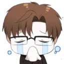 😭 emoji Mystic Messenger Telegram sticker 24 of 118