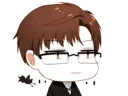 😐 emoji Mystic Messenger Telegram sticker 11 of 118
