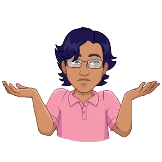 🤷 emoji Всратые стикеры Бинс ВК Telegram sticker 13 of 34