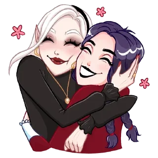 ❤️ emoji Обнимашки ВК от @stickers_vk Telegram sticker 20 of 31