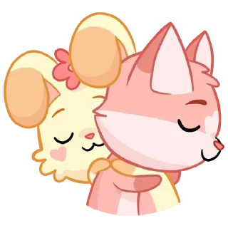 Sticker from Обнимашки ВК от @stickers_vk