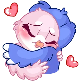 ❤️ emoji Обнимашки ВК от @stickers_vk Telegram sticker 11 of 31
