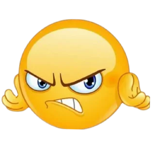 😠 emoji Смайлики 3 @stickers104 Telegram sticker 5 of 70