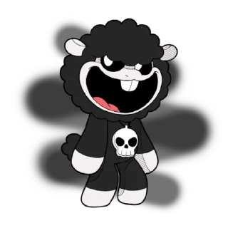 👻 emoji Smiling & Nightmare Critters Telegram sticker 9 of 11
