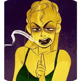 😡 emoji Mood Hera Telegram sticker 13 of 53