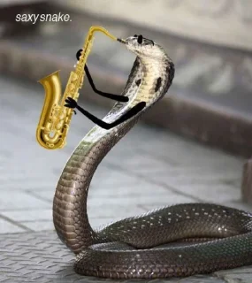 🎷 emoji Snake @Llcloud Telegram sticker 10 of 34