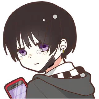 😏 emoji Милая парочка @Nyasticks Telegram sticker 20 of 41