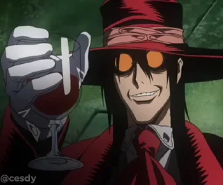 🍷 emoji Alucard | @cesdy Telegram sticker 19 of 36