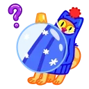 🤔 emoji A Cat in a Hat Telegram sticker 7 of 21