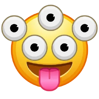😛 emoji Crazy Emoji - @TgSticker Telegram sticker 19 of 101