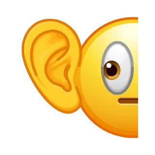 🦻 emoji Crazy Emoji - @TgSticker Telegram sticker 9 of 101