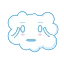 😱 emoji clouds by bla bla bla Telegram sticker 9 of 12