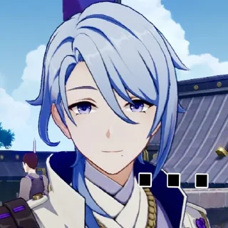 🌊 emoji Ayato Kamisato Telegram sticker 9 of 64