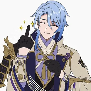 🌊 emoji Ayato Kamisato Telegram sticker 11 of 64