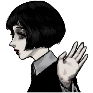 😳 emoji Грустная девочка @nyasticks Telegram sticker 22 of 33