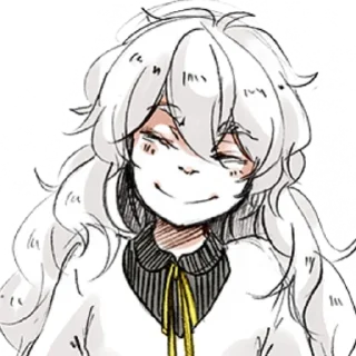 🤍 emoji Hello Charlotte Telegram sticker 15 of 81