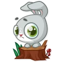 😟 emoji Boo the Bunny Telegram sticker 20 of 36