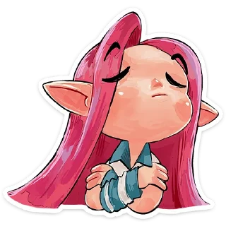 😒 emoji Фиона :: @stickroom Telegram sticker 23 of 40