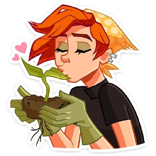 😘 emoji Дачница Марина (@TgSticker) Telegram sticker 6 of 48
