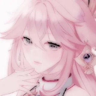 😉 emoji Яэ Мико богиня (@Never_Sleps) Telegram sticker 23 of 44