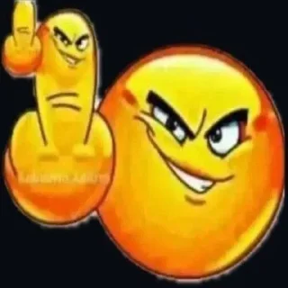 🖕 emoji ◡̎ stoned memes Telegram sticker 14 of 89