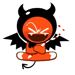 Sticker from Devil cookie