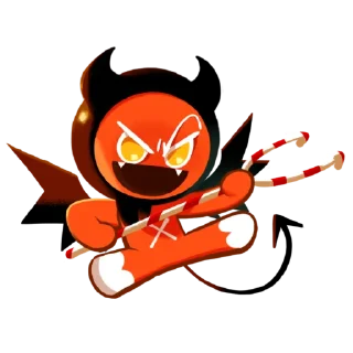 Sticker from Devil cookie