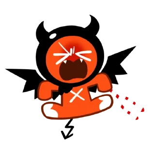 Sticker from Devil cookie
