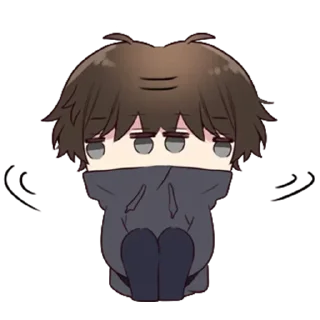 😨 emoji Menhera-kun Telegram sticker 10 of 16