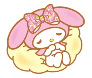 😴 emoji My Melody @anime4_arts Telegram sticker 20 of 41
