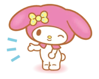 😉 emoji My Melody @anime4_arts Telegram sticker 6 of 41