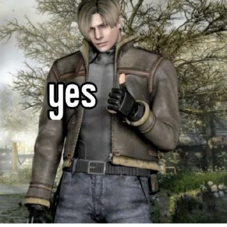 Sticker from leon sex kennedy