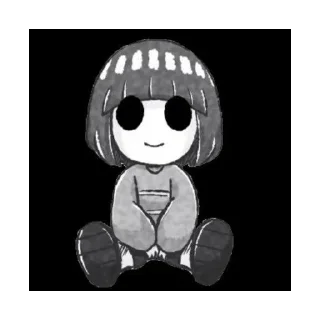 🖤 emoji Кор Фриск Telegram sticker 12 of 48