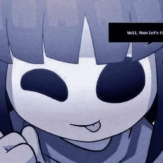 🖤 emoji Кор Фриск Telegram sticker 23 of 48