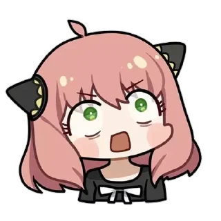 😲 emoji ༊ ࣪˖⋅anya 「 @wexsavi 」 Telegram sticker 13 of 18