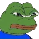 Sticker from frog