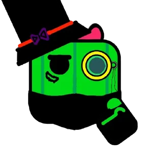 👔 emoji Спайк в маске Telegram sticker 24 of 50